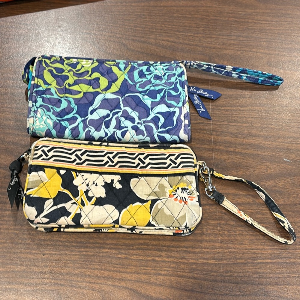 2 Vera Bradley Wristlet Wallets